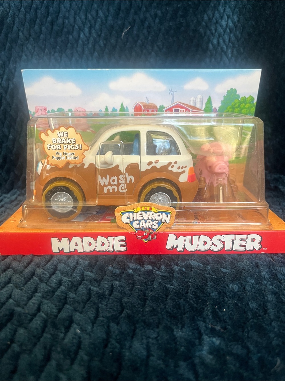 Maddie Mudster Toy Car - Brown & White